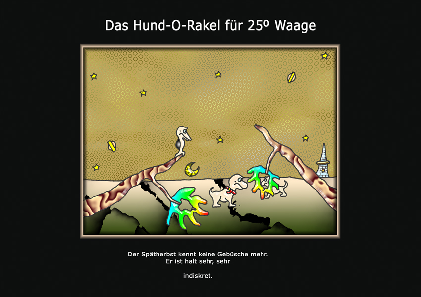 Das Hund-O-Rakel für 25° Waage