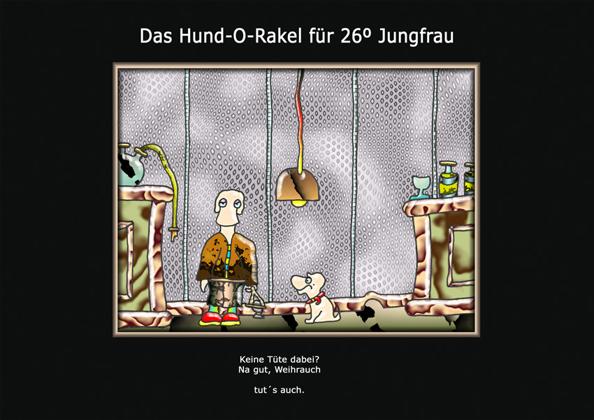 Das Hund-O-Rakel für 26° Jungfrau Foto & Bild | 2d-grafik, zeichnungen