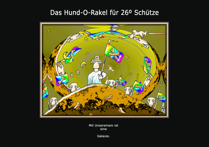 Das Hund-O-Rakel für 26° Schütze Foto & Bild | 2d-grafik, zeichnungen