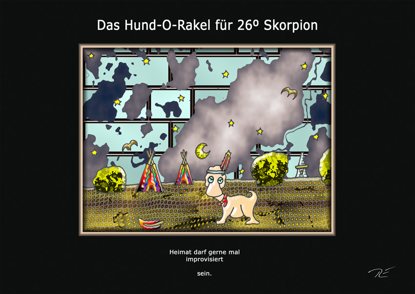 Das Hund-O-Rakel für 26º Skorpion