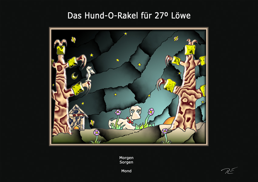 Das Hund-O-Rakel für 27° Löwe