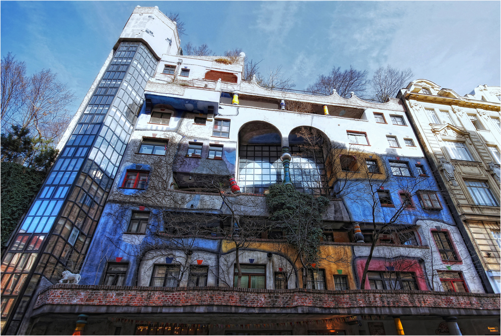 Das Hundertwasserhaus. . .