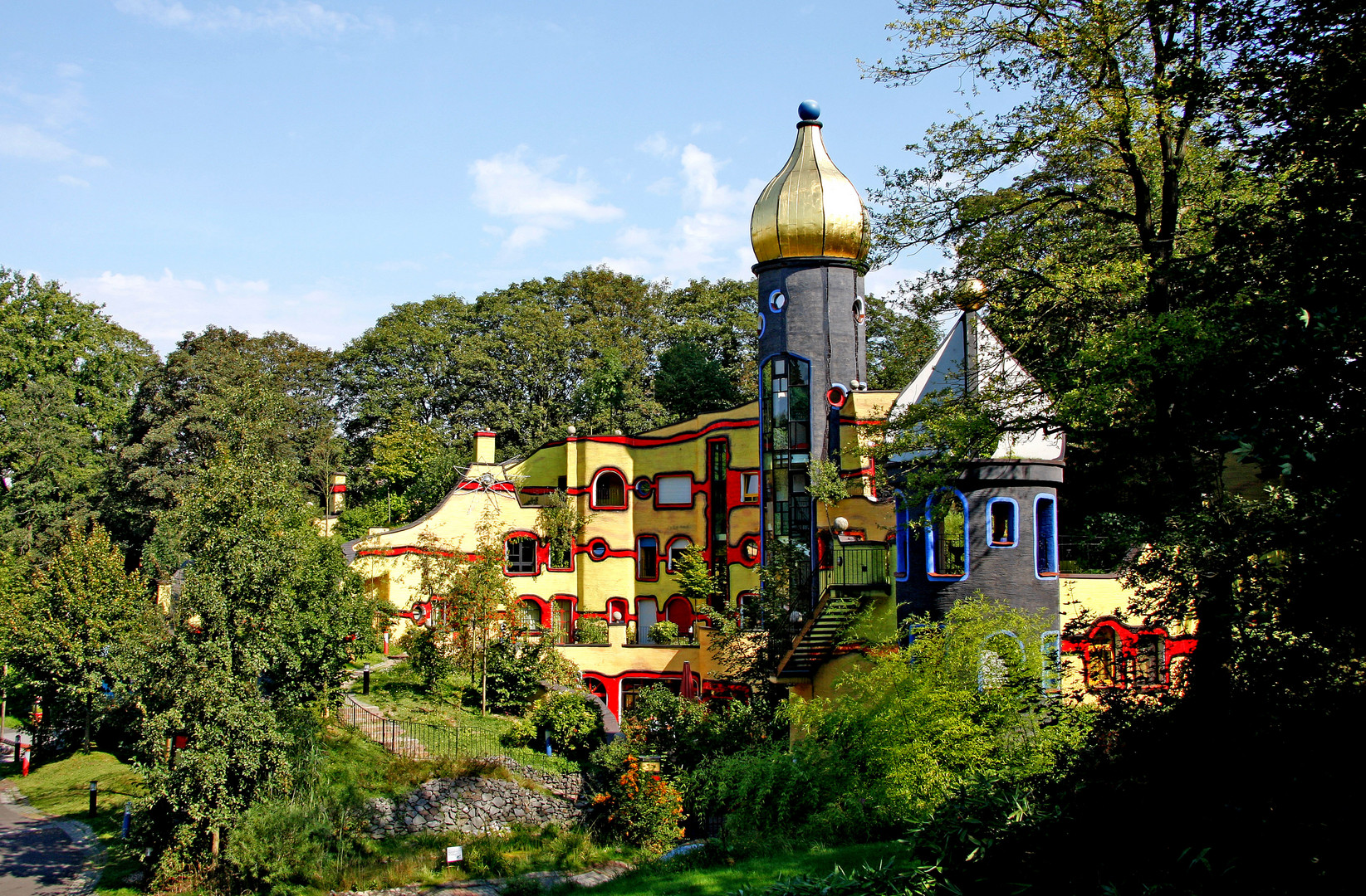 Das Hundertwasserhaus im Grugapark Essen