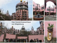 Das HundertwasserHaus von Magdeburg