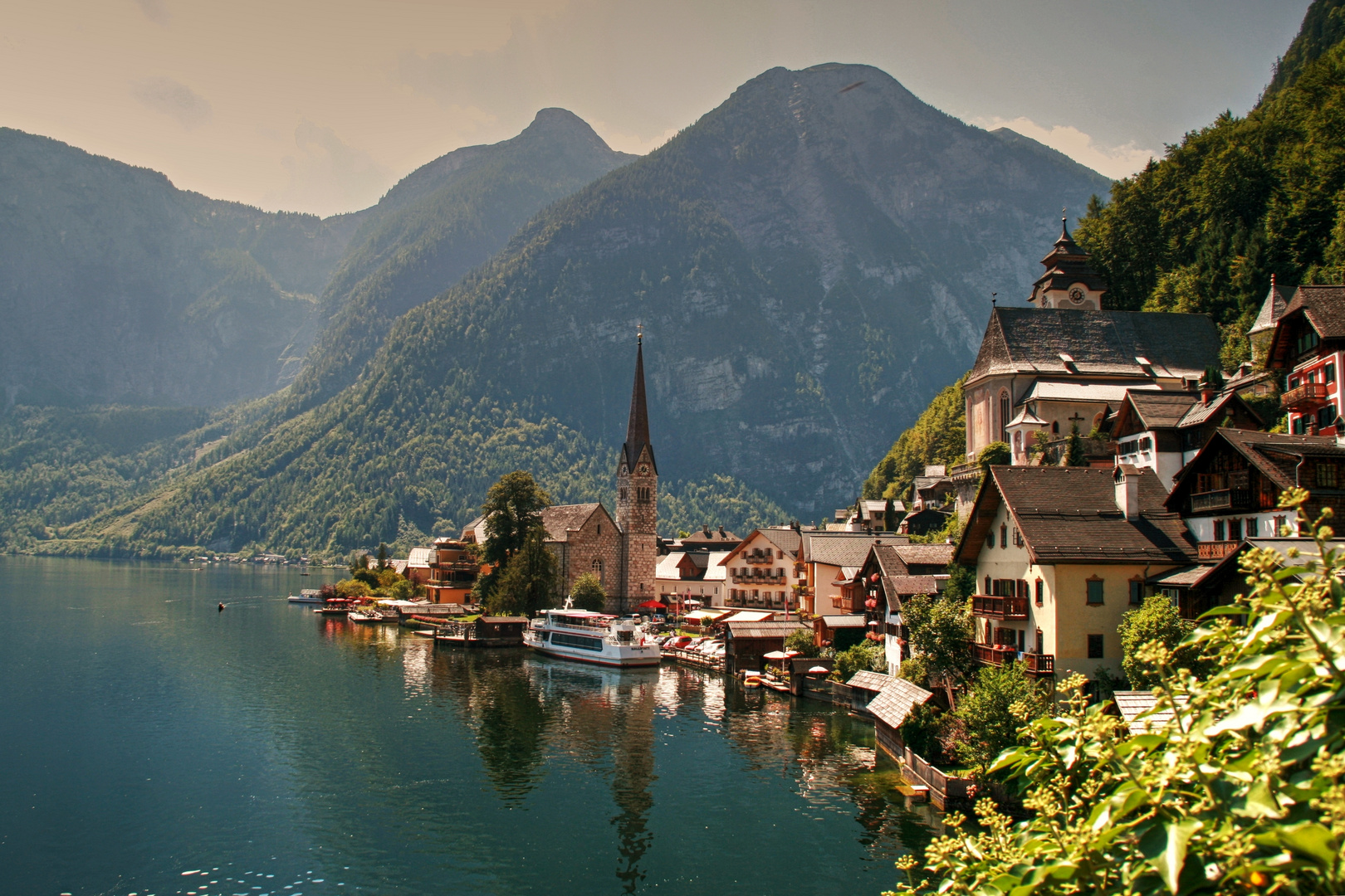 Das idyllische Hallstatt im Salzkammergut