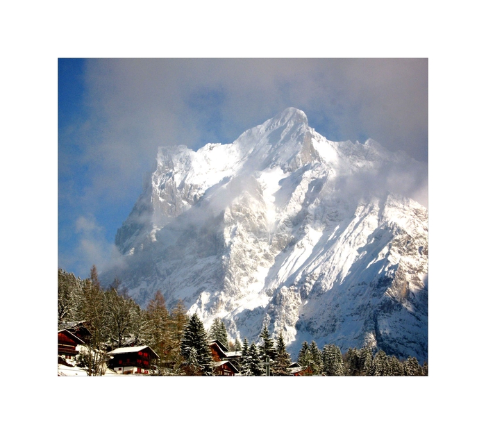 Das imposante Wetterhorn