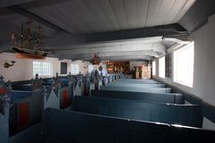 Das Innere der Kirche, Hirsholmene