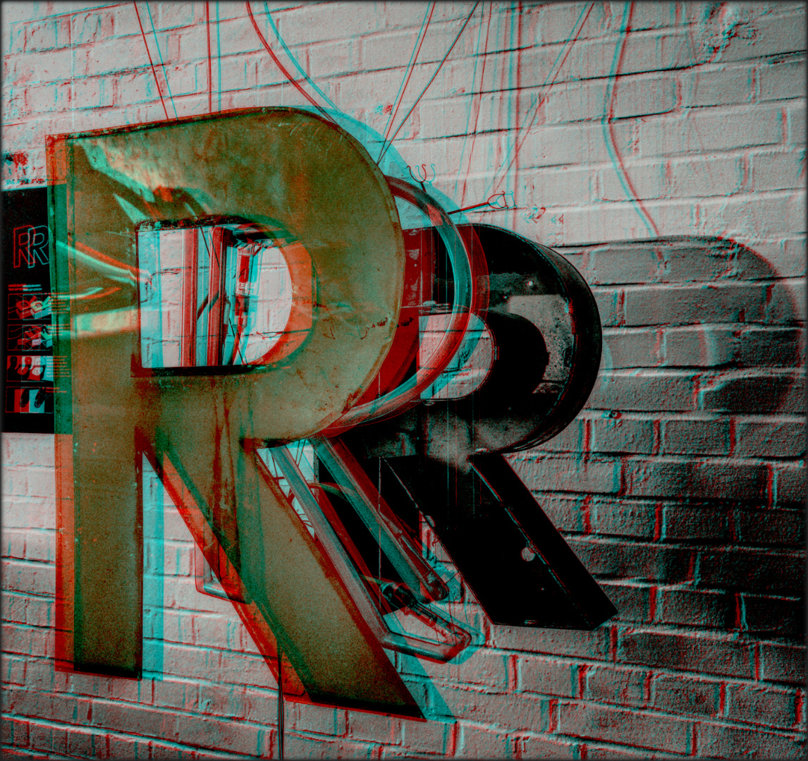 Das Innere des großen R (3D)