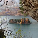 das Inselchen im Silsersee