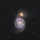 Das interaktive Galaxienpaar M51 und NGC 5194