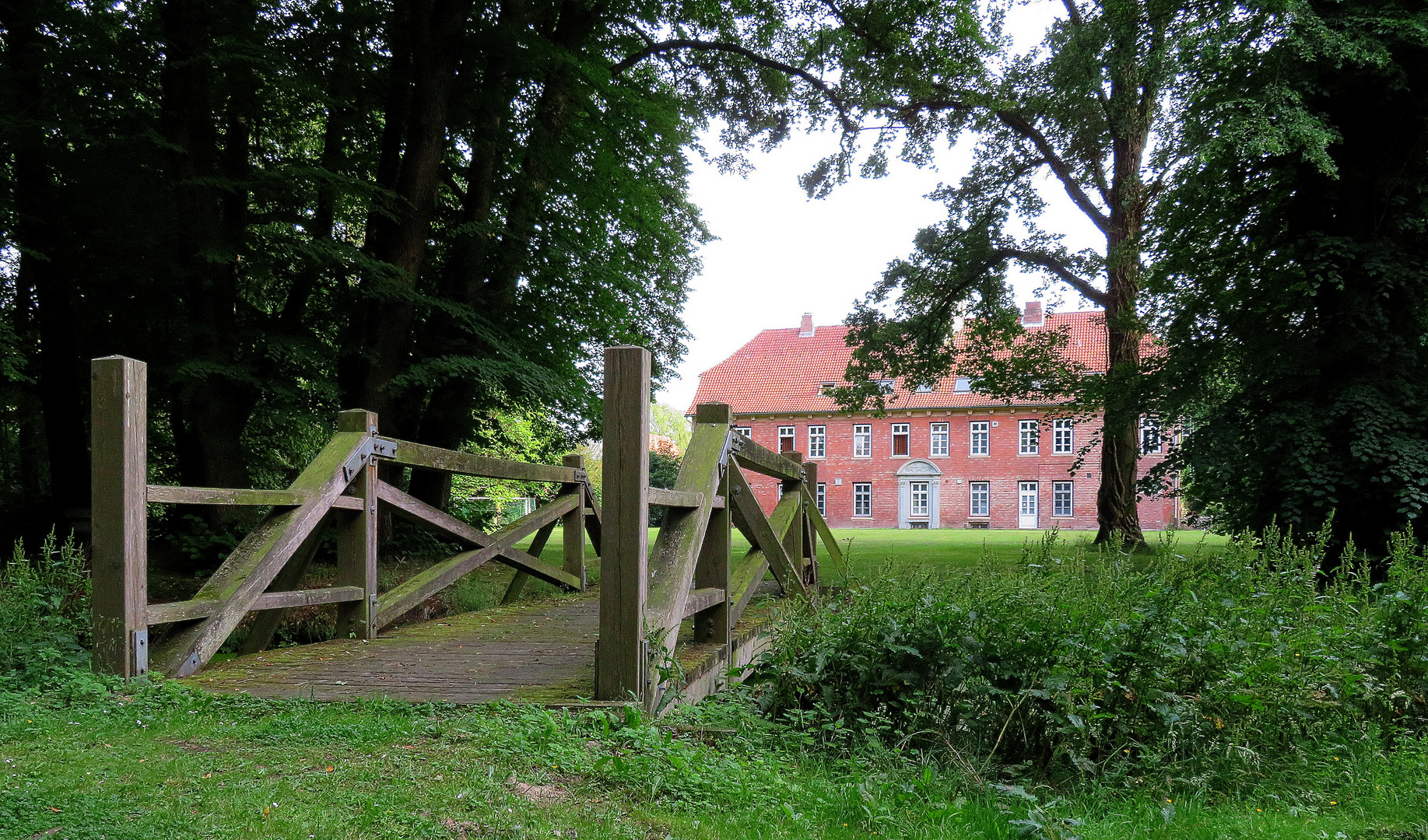 Das Internat von hinten ... 