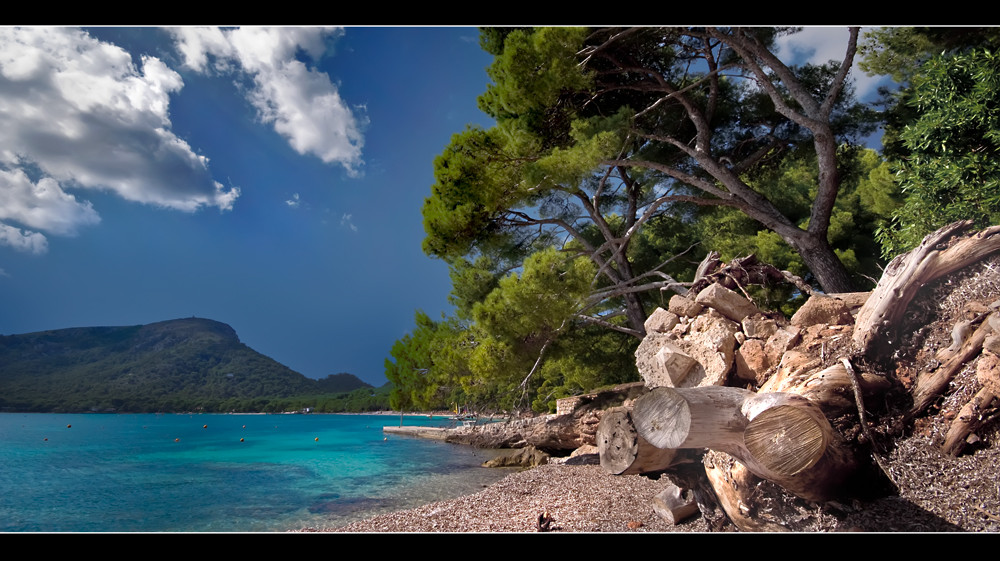 das ist auch bei Formentor. Hier findet man die beste Foto-locations.