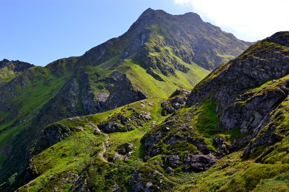 Das ist der Weg um den Skitunnel drumherum…