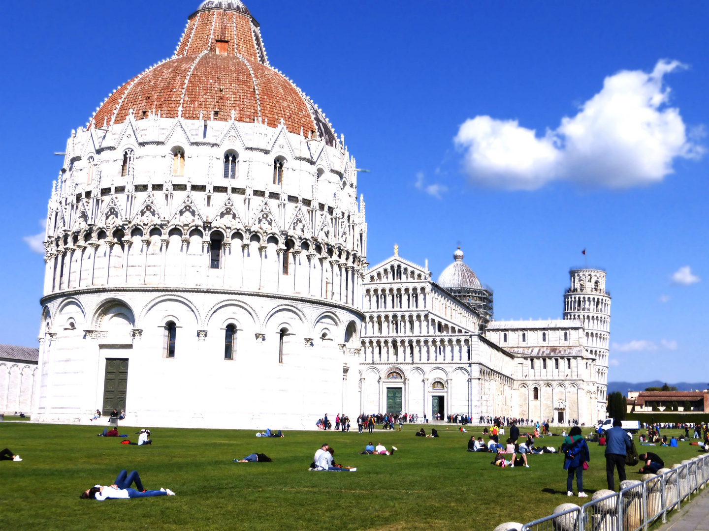 Das ist die Kathedrale von Pisa 