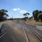Das ist die Strecke des Indian-Pacific Railway in Australien