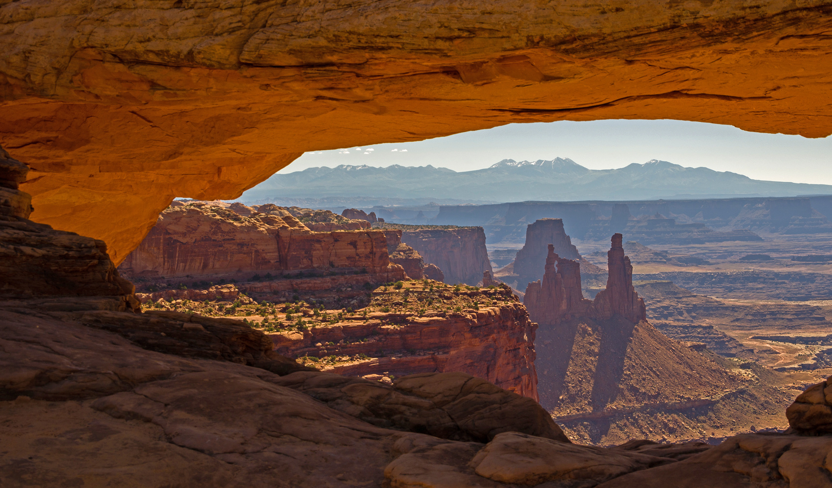 Das ist doch der .....  Mesa Arch, richtig.