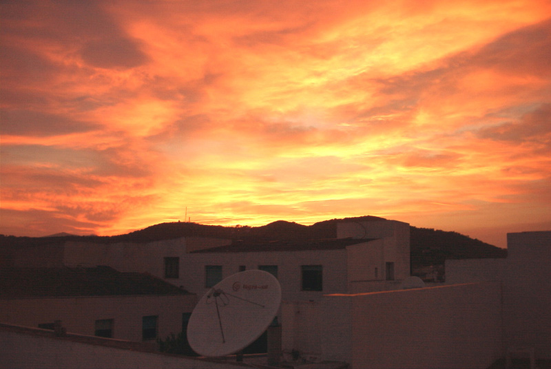 Das ist doch mal ein Sonnenuntergang!