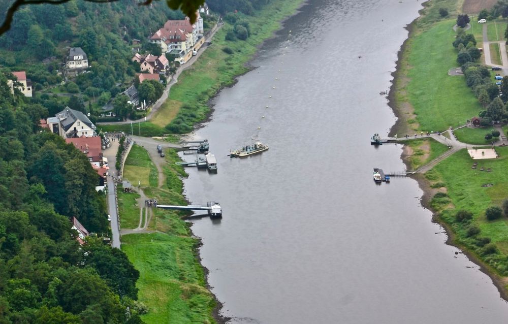 Das ist ein Blick von der Bastei …