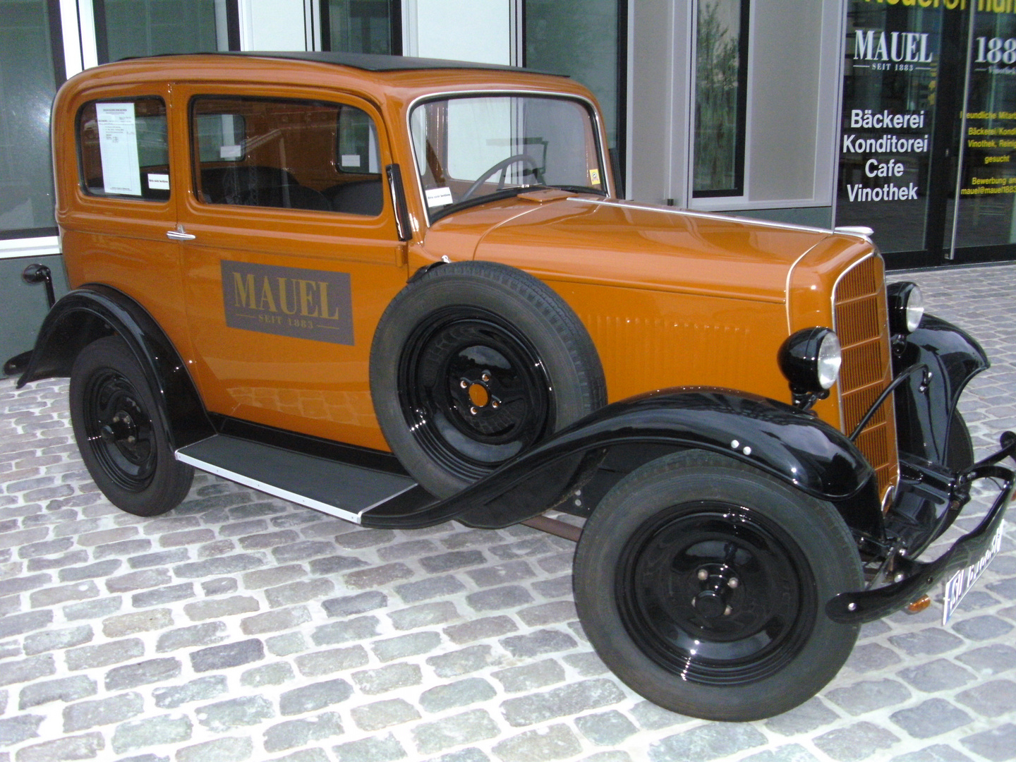 Das ist ein Opel P4, Vorgänger des Kadett.