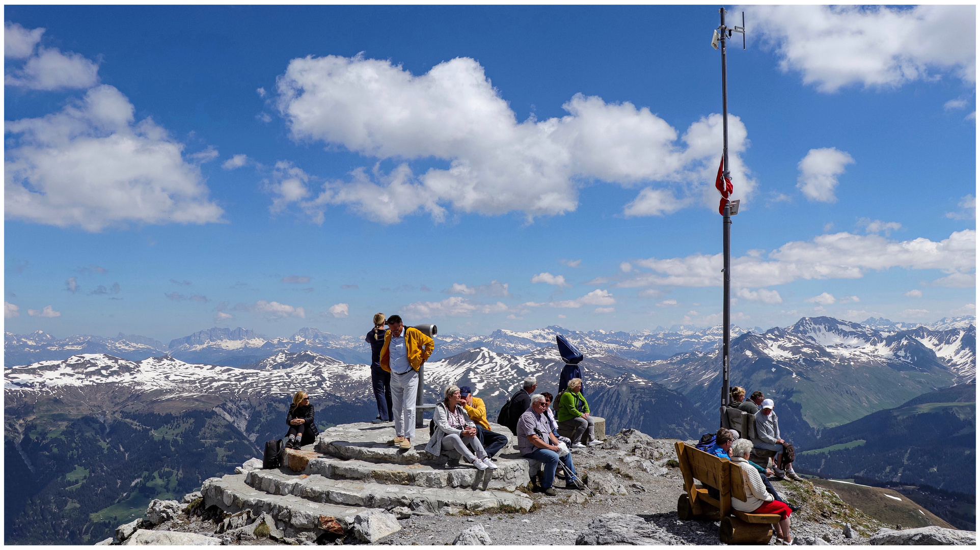 ...das ist ja der Gipfel....vom Weisshorn In der Schweiz