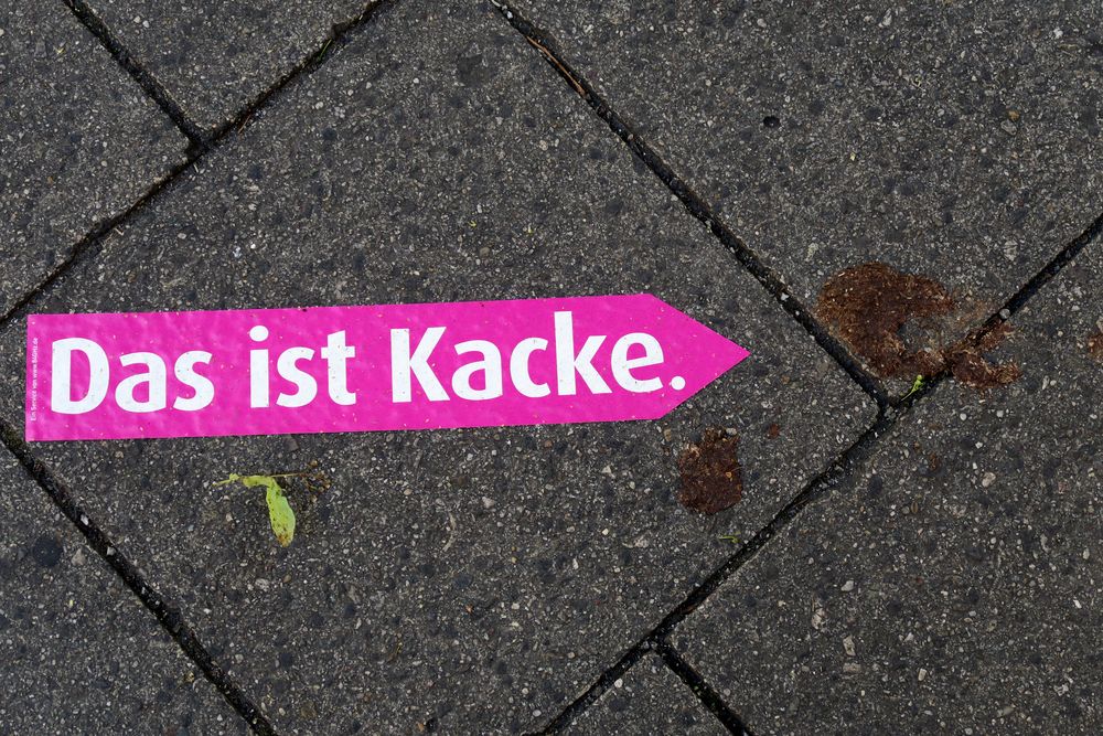 Das ist Kacke. Foto & Bild unterwegs, motive Bilder auf