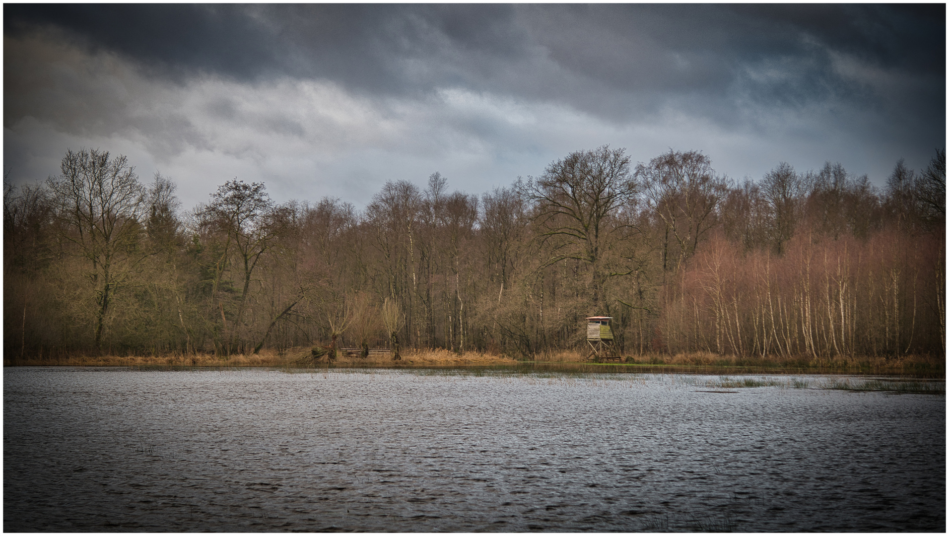 das ist kein See, nur Überschwemmung