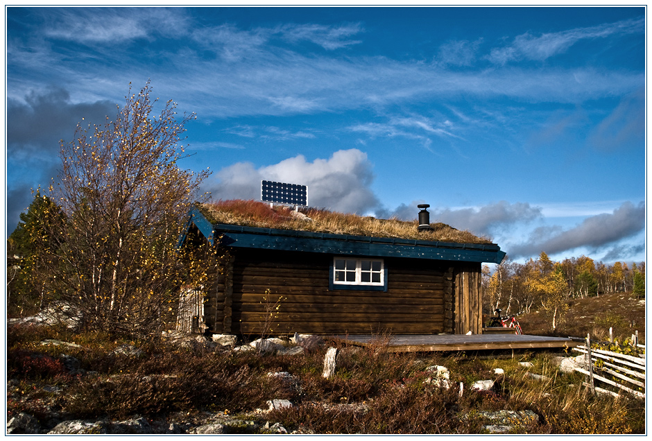 das ist sie, unsere Hütte