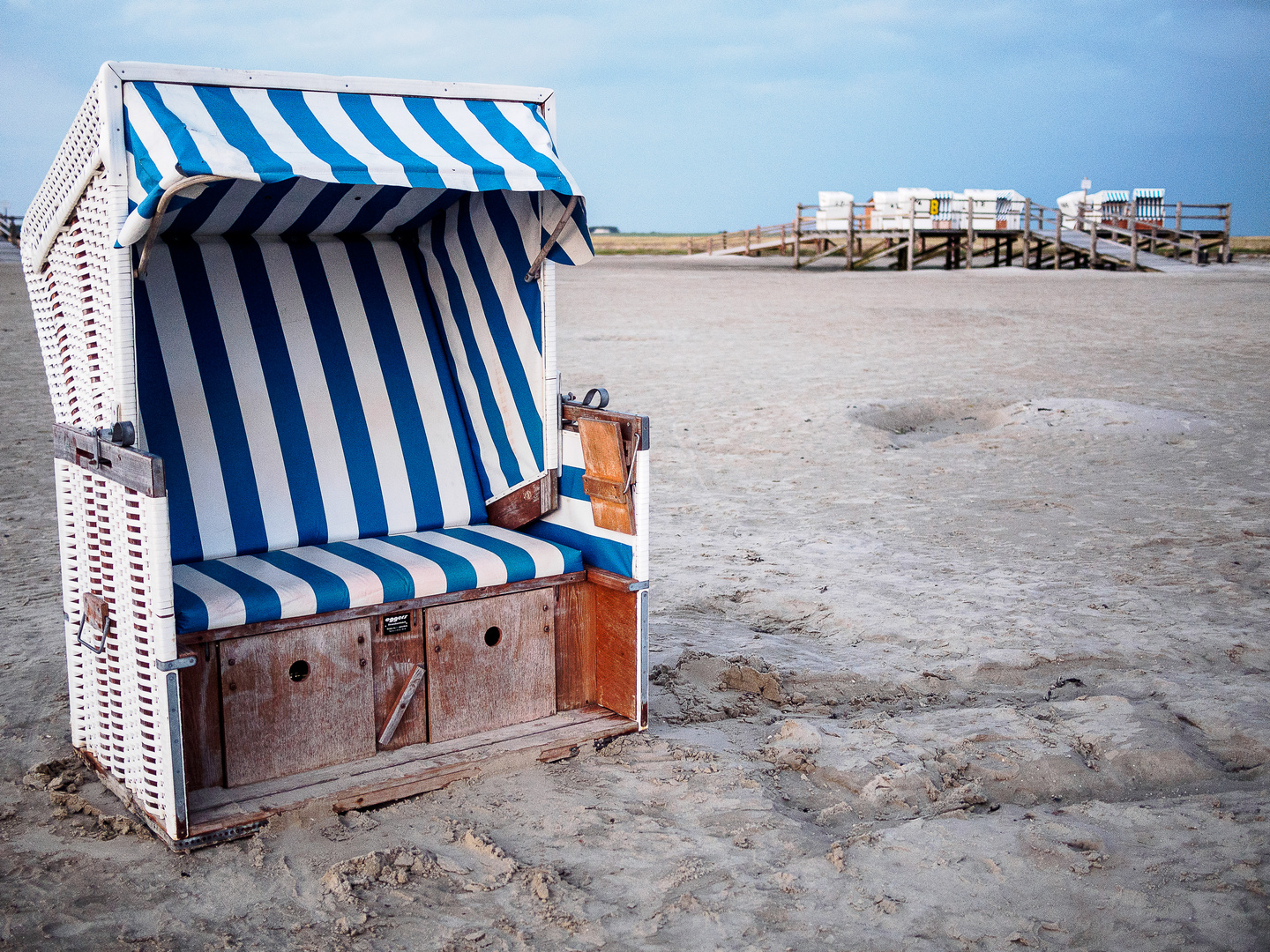 Das ist wohl ein Strandkorb ...