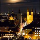 Das ist Würzburg - Supermond über Würzburg