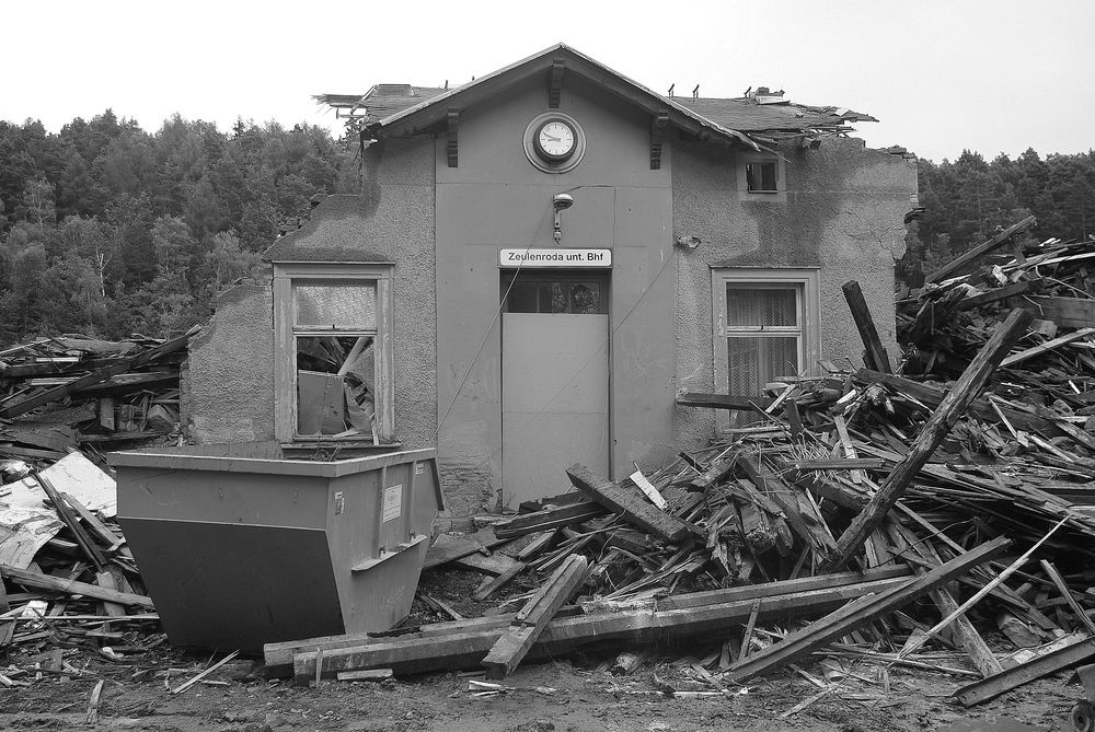 Das ist/war der Untere Bahnhof in Zeulenroda