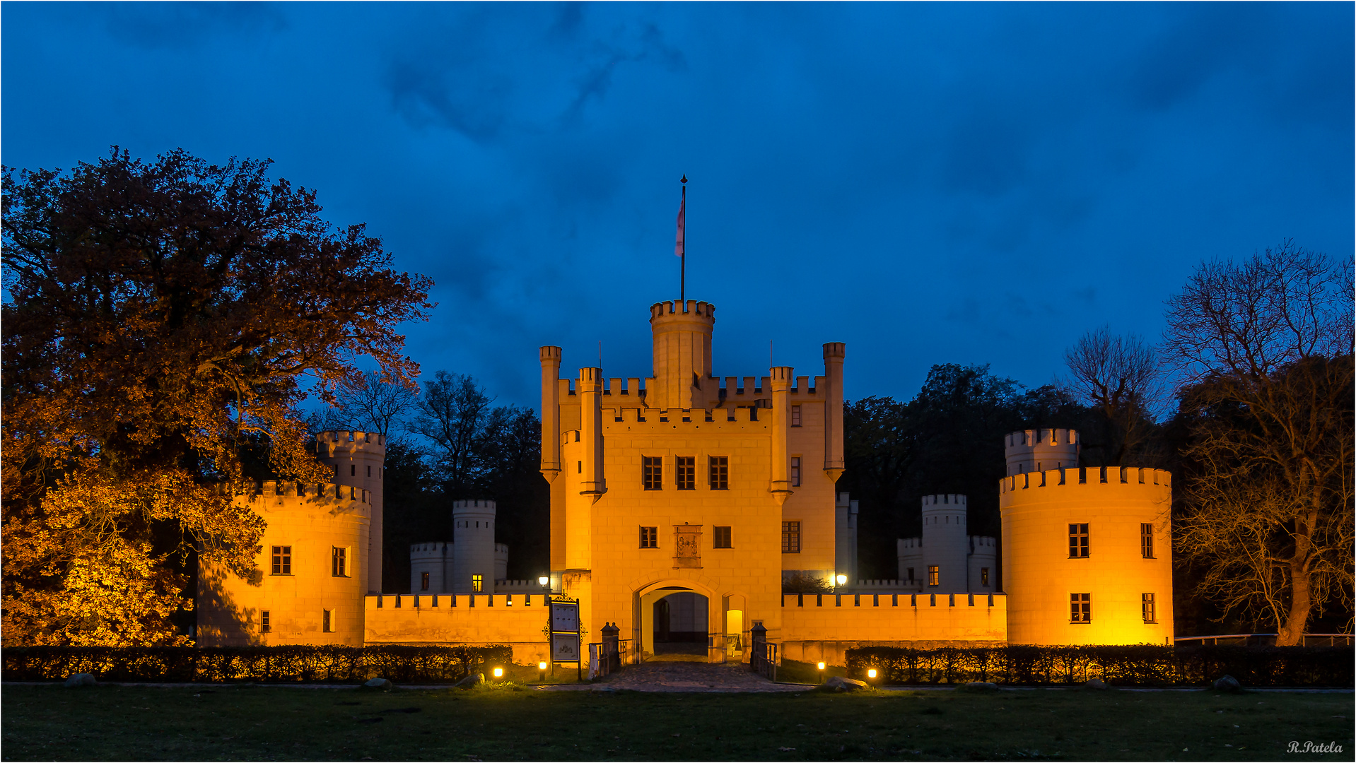 Das Jagdschloss Letzlingen... Foto & Bild nachtaufnahme, privat
