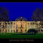 Das Japanische Palais in Dresden vom Elbufer gesehen