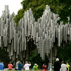 Das Jean -Sibelius-Monument ist ein abstraktes Kunstwerk in Helsinki