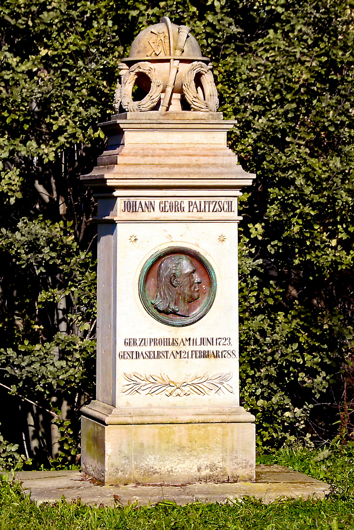 Das Johann-Georg-Palitzsch-Denkmal