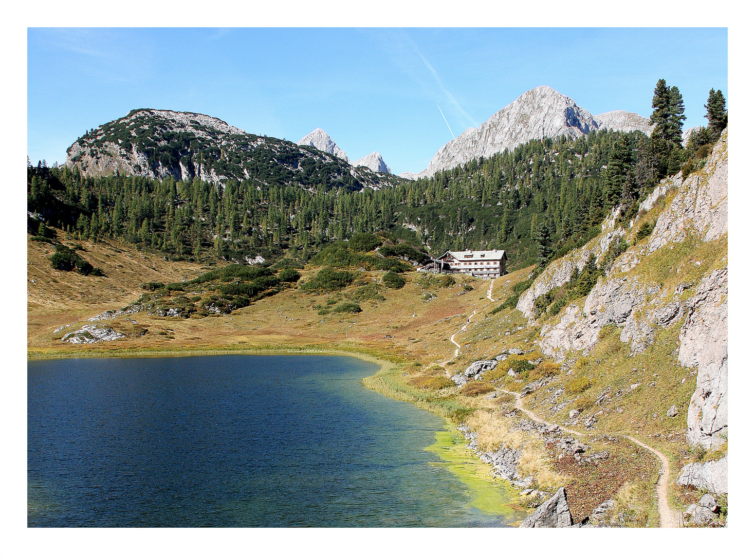 Das Kärlingerhaus und der Funtensee