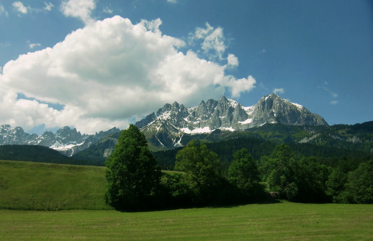 das Kaisergebirge in den Tiroler Alpen