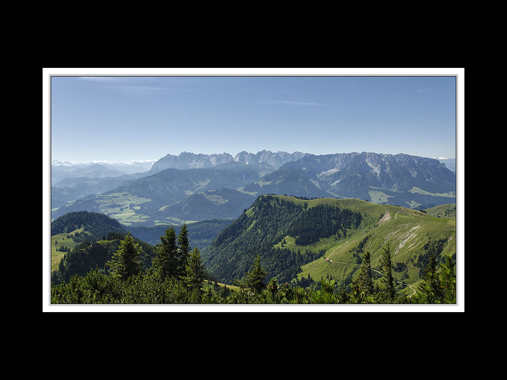 Das Kaisergebirge vom Breitenstein