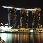 Das Kasino- Hotel Marina Bay Sands in Singapur