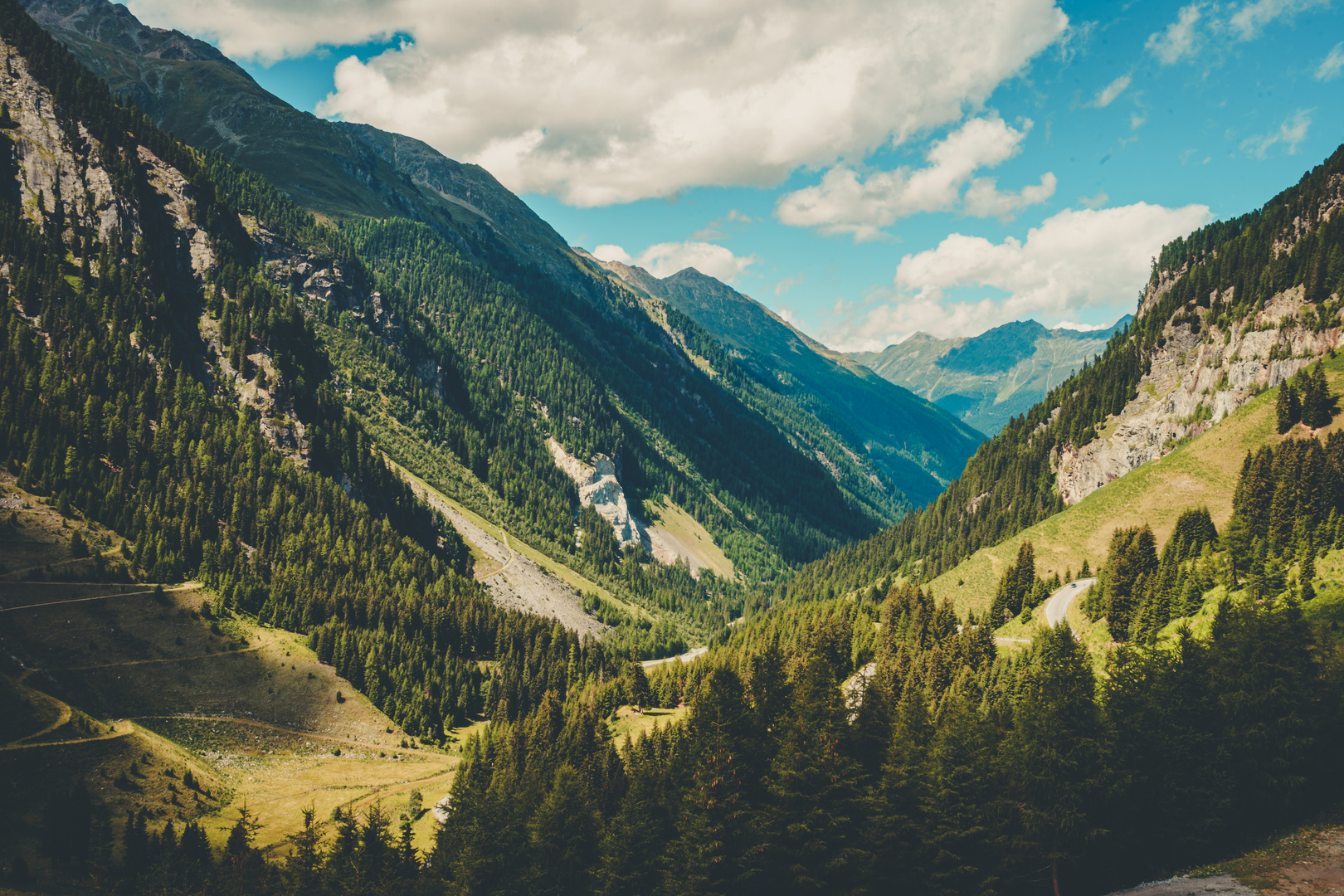 das Kaunertal mit Blick nach Norden