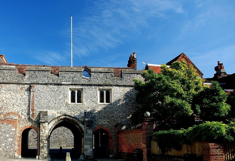 Das King's Gate Stadttor von Winchester