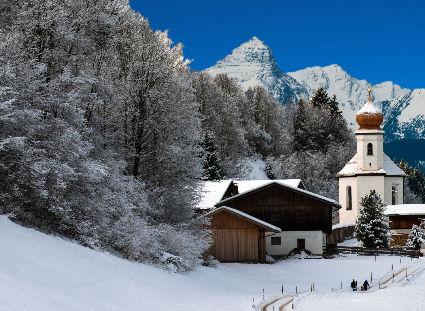 Das Kirchdorf Foto & Bild landschaft, natur Bilder auf