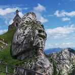 Das Kirchlein auf dem Wendelstein