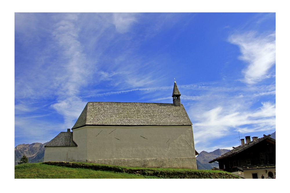 Das Kirchlein von St. Moritz