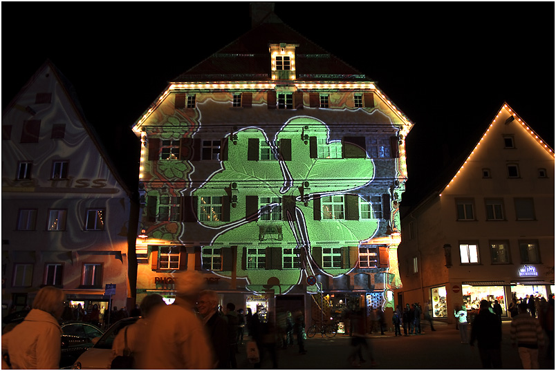 das Kleeblatthaus auf dem Biberacher Marktplatz