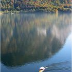 Das kleine Boot auf dem See