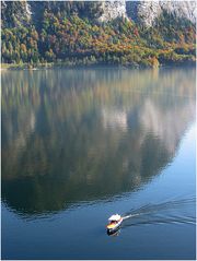 Das kleine Boot auf dem See