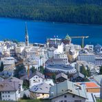 Das kleine Dorf in den Alpen