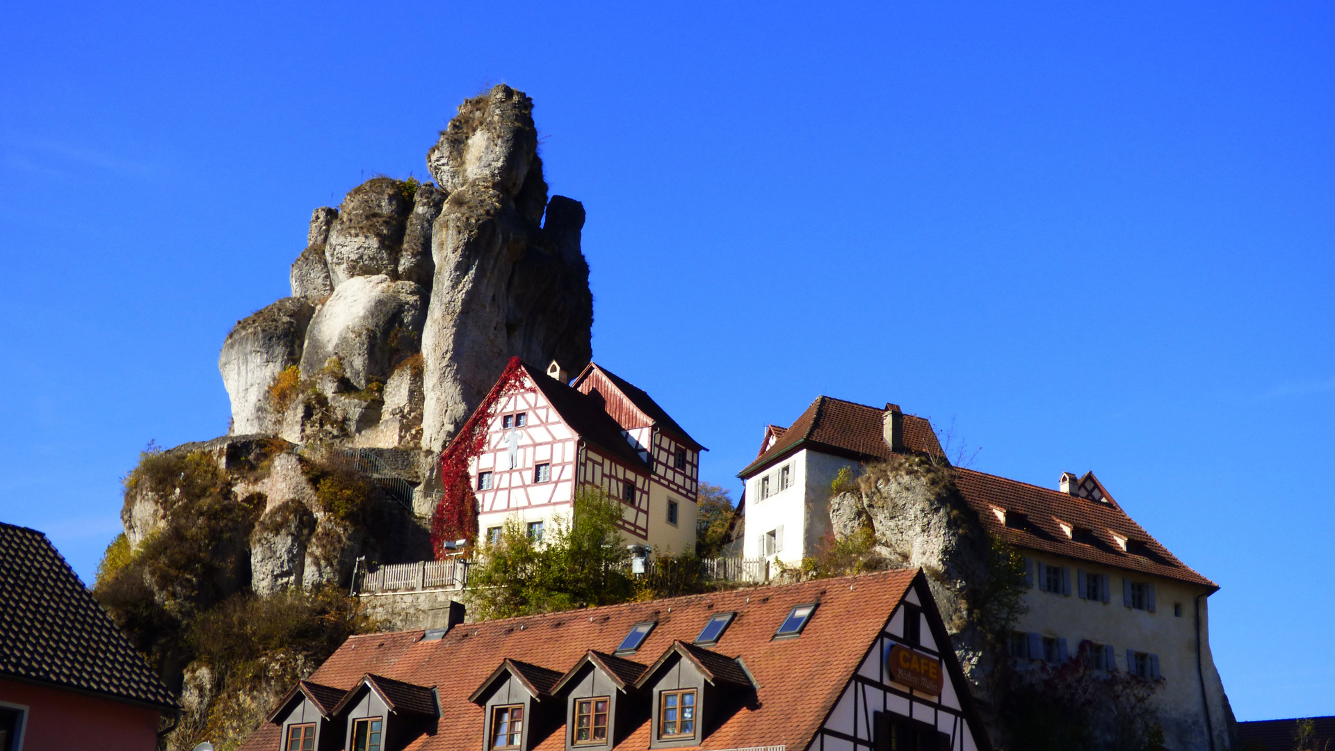 Das kleine Dorf Tüchersfeld 