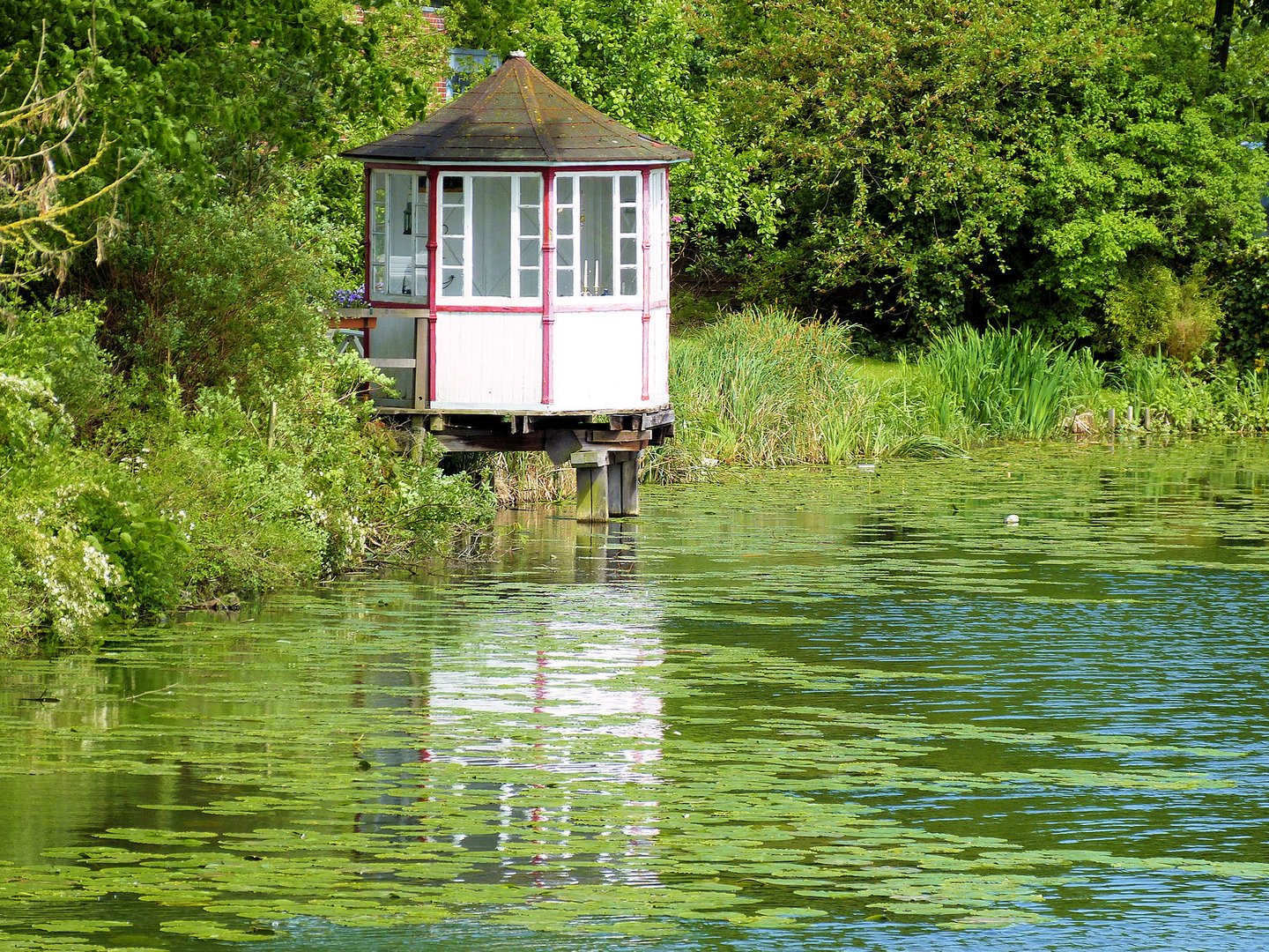 Das kleine Häuschen am See