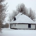 Das kleine Hexenhaus im Winter von der Insel Hiddensee